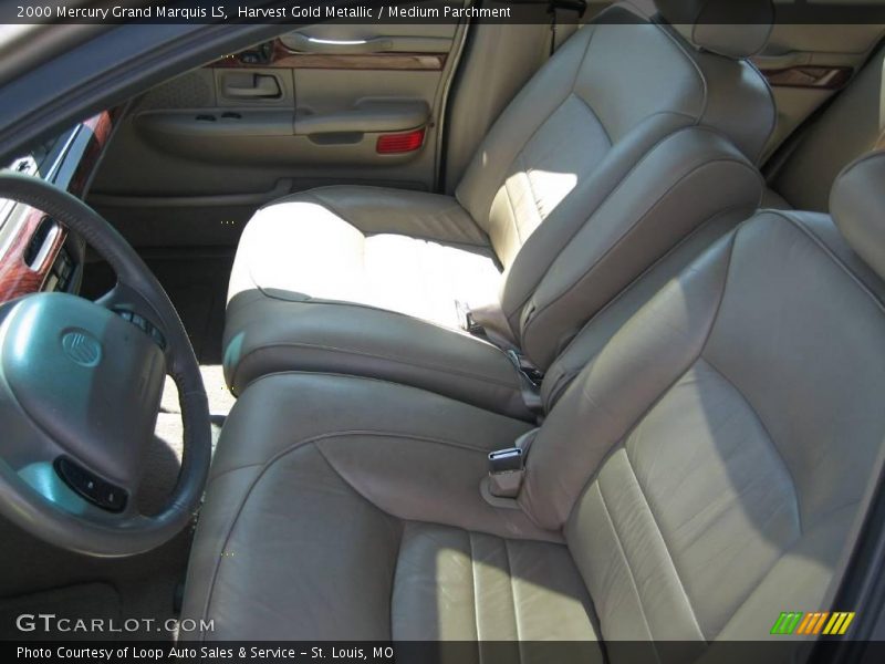 Harvest Gold Metallic / Medium Parchment 2000 Mercury Grand Marquis LS