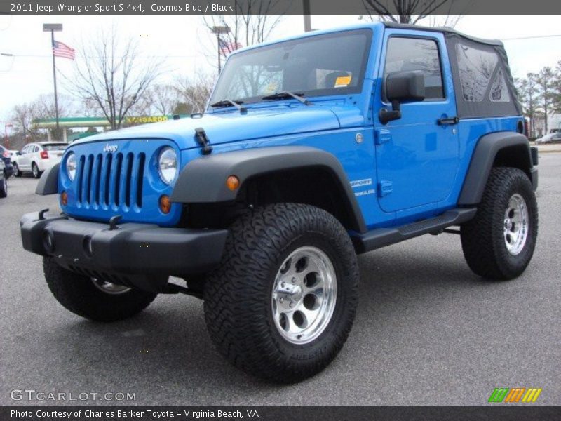 Cosmos Blue / Black 2011 Jeep Wrangler Sport S 4x4