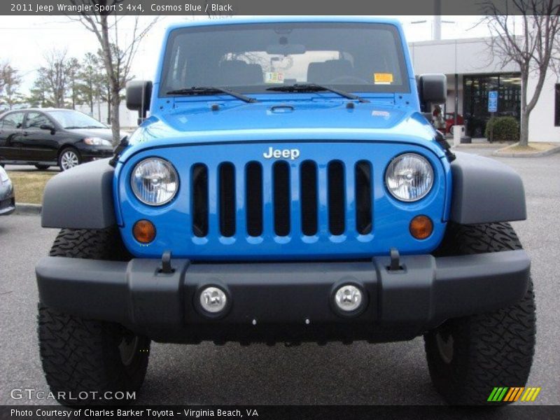 Cosmos Blue / Black 2011 Jeep Wrangler Sport S 4x4