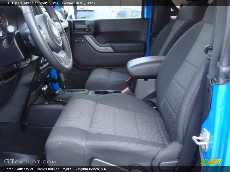 Cosmos Blue / Black 2011 Jeep Wrangler Sport S 4x4