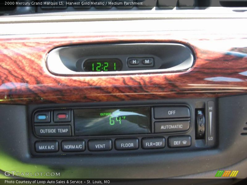 Harvest Gold Metallic / Medium Parchment 2000 Mercury Grand Marquis LS
