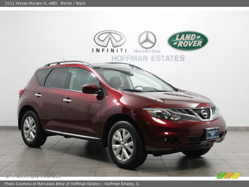 Merlot / Black 2011 Nissan Murano SL AWD