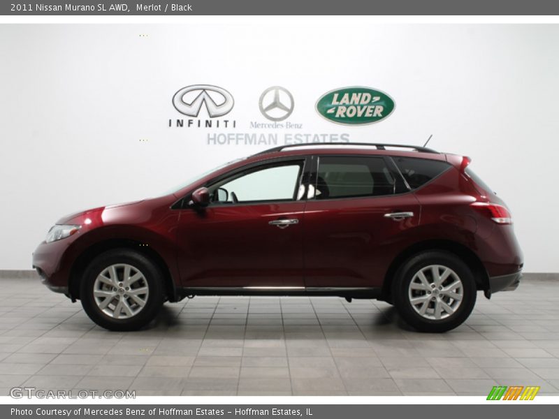Merlot / Black 2011 Nissan Murano SL AWD