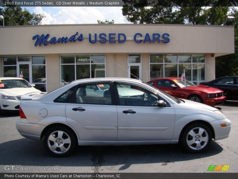 CD Silver Metallic / Medium Graphite 2003 Ford Focus ZTS Sedan
