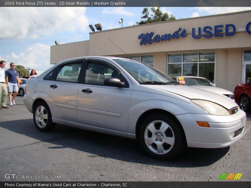 CD Silver Metallic / Medium Graphite 2003 Ford Focus ZTS Sedan
