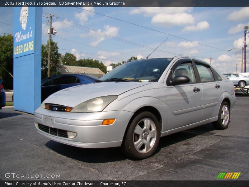 CD Silver Metallic / Medium Graphite 2003 Ford Focus ZTS Sedan
