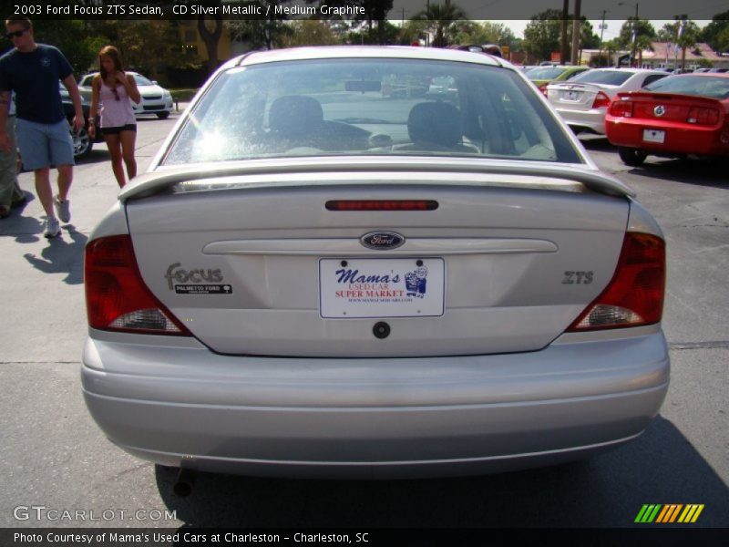 CD Silver Metallic / Medium Graphite 2003 Ford Focus ZTS Sedan