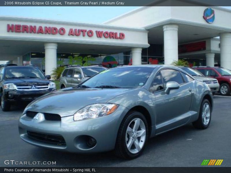 Titanium Gray Pearl / Medium Gray 2006 Mitsubishi Eclipse GS Coupe