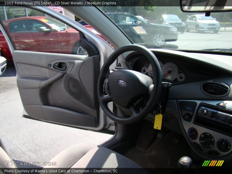 CD Silver Metallic / Medium Graphite 2003 Ford Focus ZTS Sedan