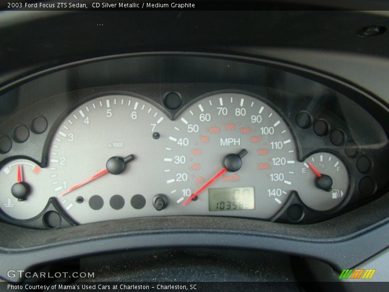 CD Silver Metallic / Medium Graphite 2003 Ford Focus ZTS Sedan