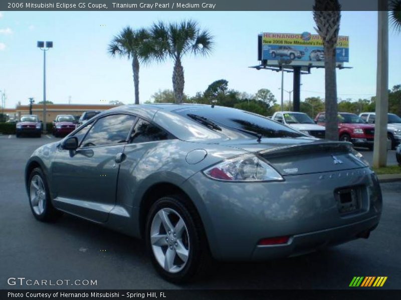 Titanium Gray Pearl / Medium Gray 2006 Mitsubishi Eclipse GS Coupe
