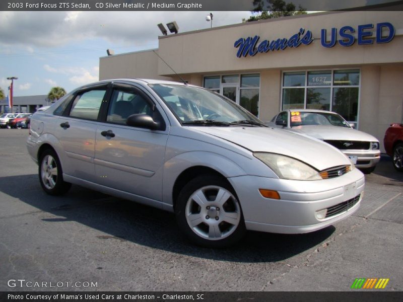 CD Silver Metallic / Medium Graphite 2003 Ford Focus ZTS Sedan