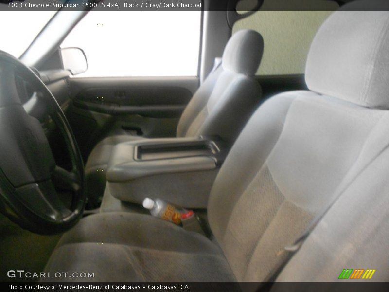 Black / Gray/Dark Charcoal 2003 Chevrolet Suburban 1500 LS 4x4