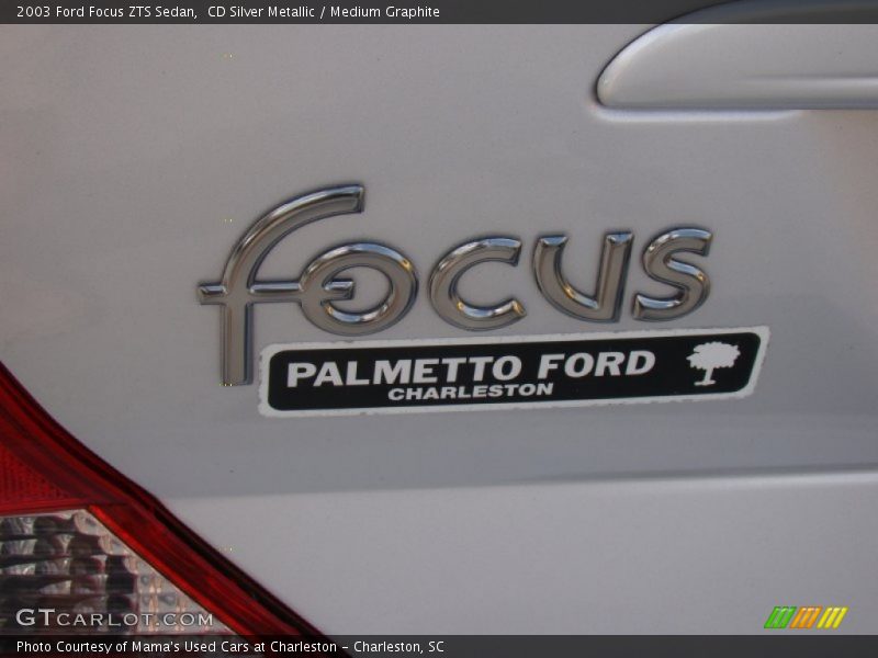 CD Silver Metallic / Medium Graphite 2003 Ford Focus ZTS Sedan