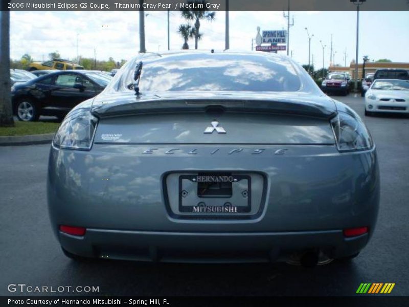 Titanium Gray Pearl / Medium Gray 2006 Mitsubishi Eclipse GS Coupe