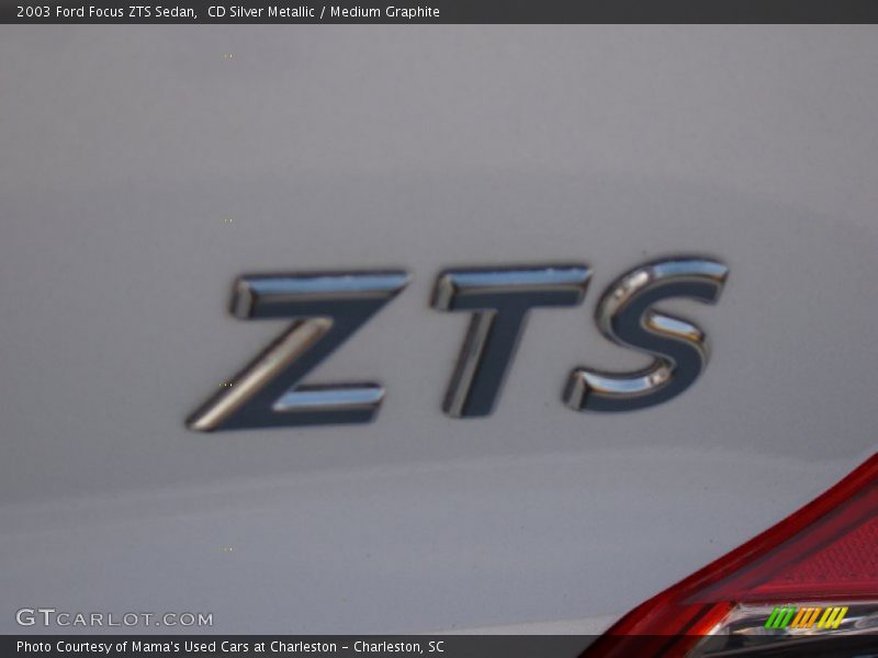 CD Silver Metallic / Medium Graphite 2003 Ford Focus ZTS Sedan