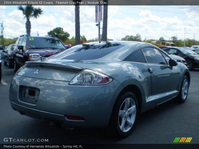 Titanium Gray Pearl / Medium Gray 2006 Mitsubishi Eclipse GS Coupe