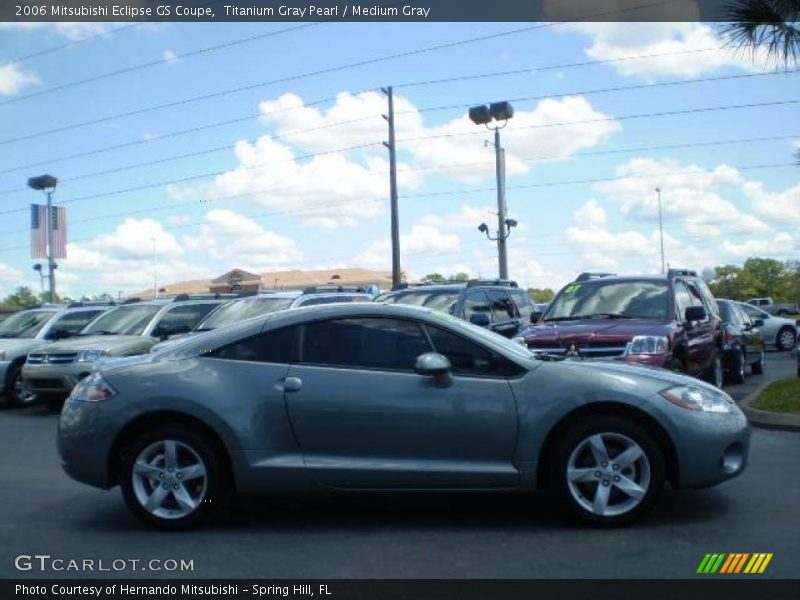 Titanium Gray Pearl / Medium Gray 2006 Mitsubishi Eclipse GS Coupe