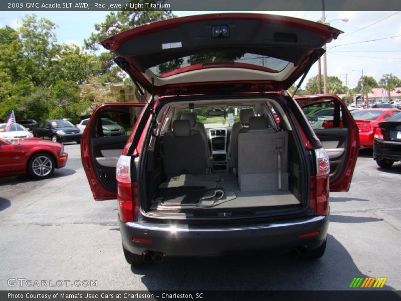 Red Jewel / Light Titanium 2009 GMC Acadia SLT AWD