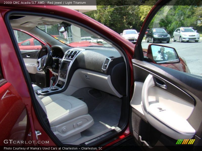 Red Jewel / Light Titanium 2009 GMC Acadia SLT AWD