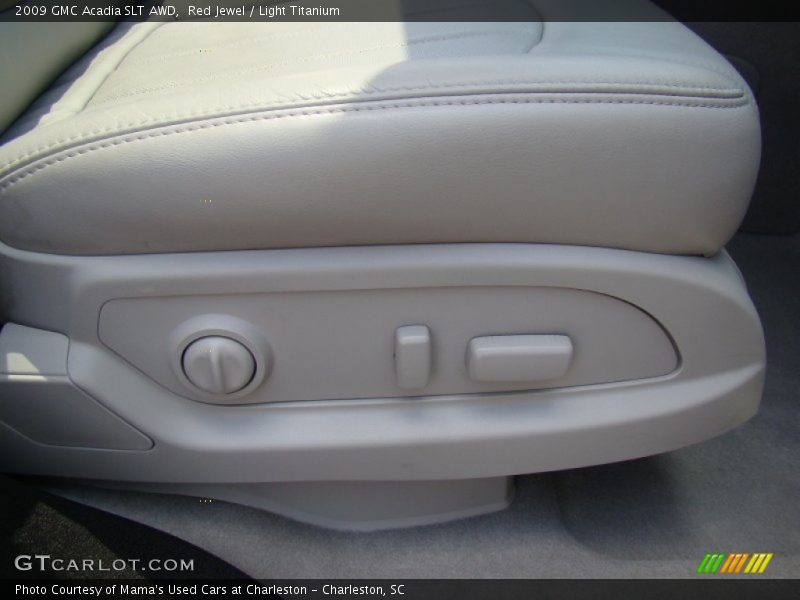 Red Jewel / Light Titanium 2009 GMC Acadia SLT AWD