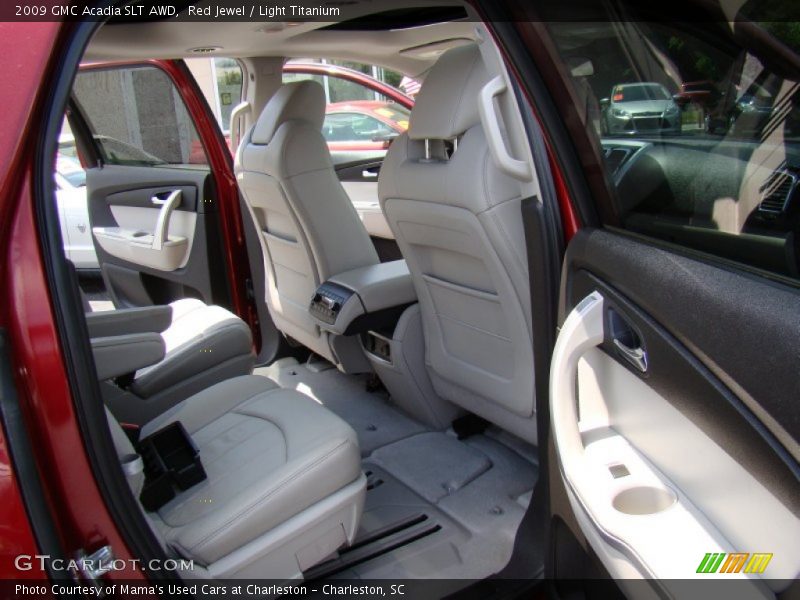Red Jewel / Light Titanium 2009 GMC Acadia SLT AWD