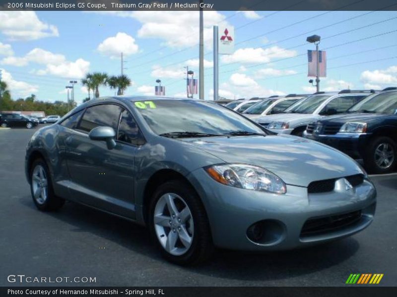 Titanium Gray Pearl / Medium Gray 2006 Mitsubishi Eclipse GS Coupe