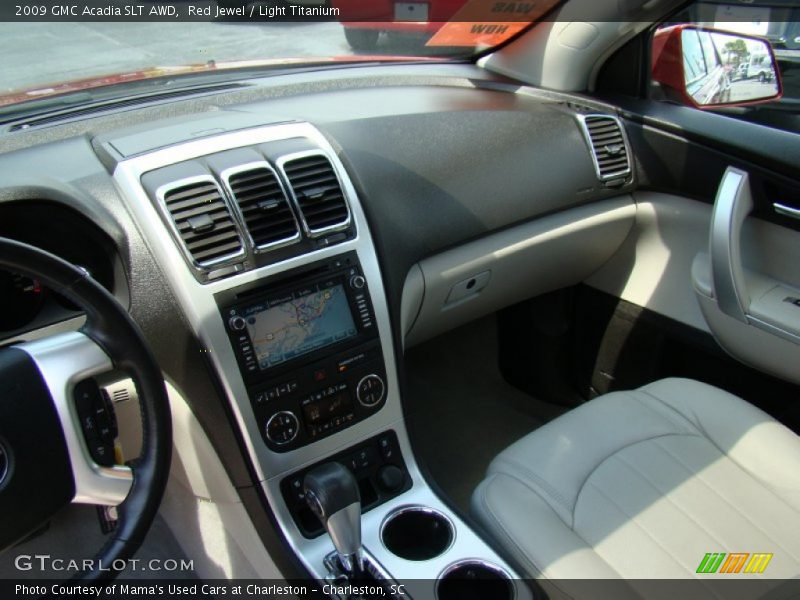 Red Jewel / Light Titanium 2009 GMC Acadia SLT AWD