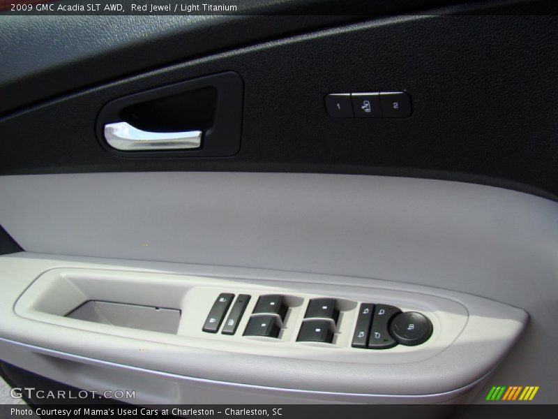 Red Jewel / Light Titanium 2009 GMC Acadia SLT AWD