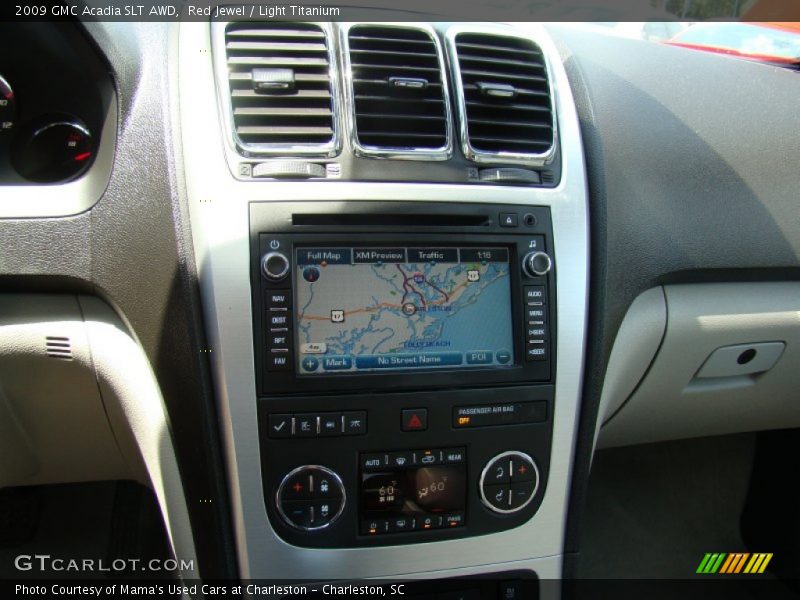 Red Jewel / Light Titanium 2009 GMC Acadia SLT AWD