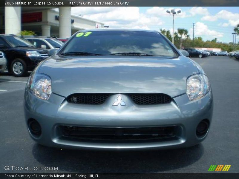 Titanium Gray Pearl / Medium Gray 2006 Mitsubishi Eclipse GS Coupe