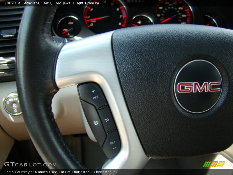 Red Jewel / Light Titanium 2009 GMC Acadia SLT AWD