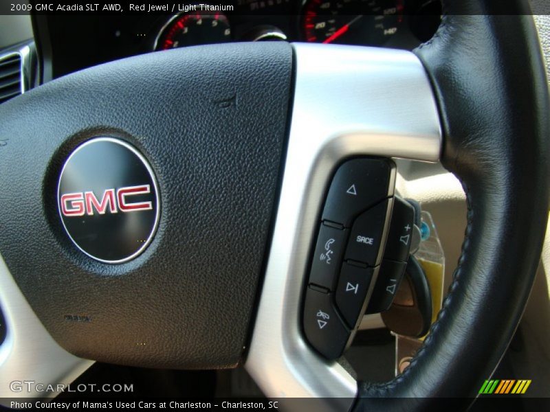 Red Jewel / Light Titanium 2009 GMC Acadia SLT AWD