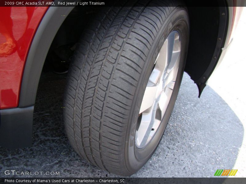 Red Jewel / Light Titanium 2009 GMC Acadia SLT AWD