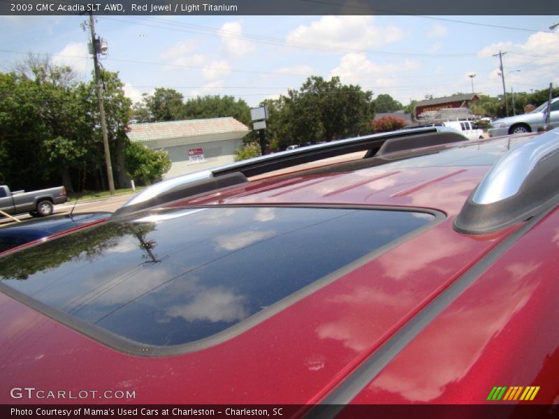 Red Jewel / Light Titanium 2009 GMC Acadia SLT AWD