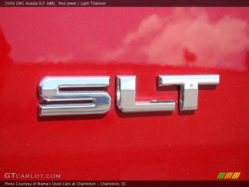 Red Jewel / Light Titanium 2009 GMC Acadia SLT AWD