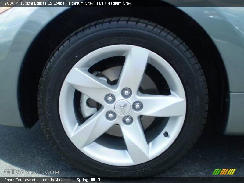 Titanium Gray Pearl / Medium Gray 2006 Mitsubishi Eclipse GS Coupe