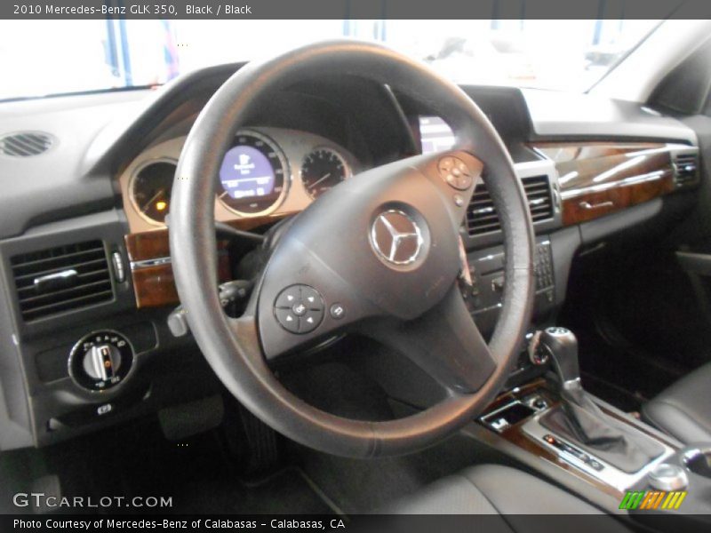 Black / Black 2010 Mercedes-Benz GLK 350