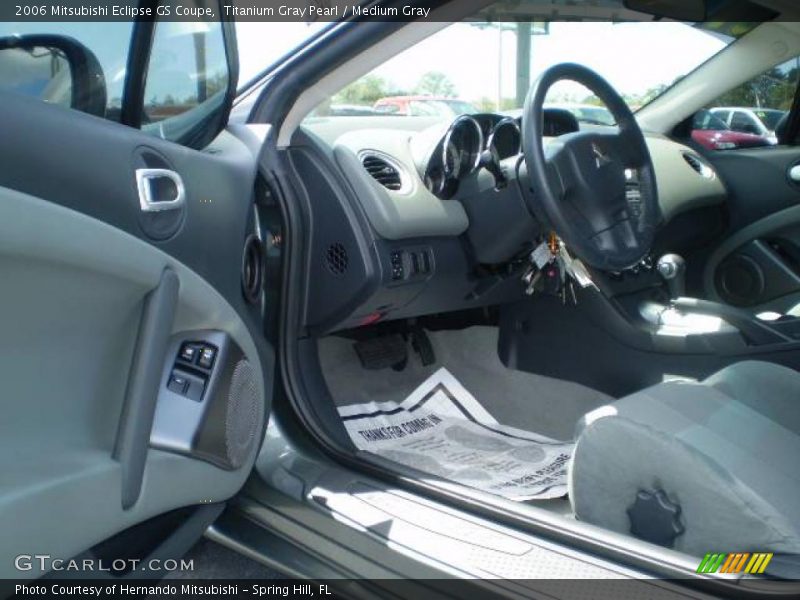 Titanium Gray Pearl / Medium Gray 2006 Mitsubishi Eclipse GS Coupe