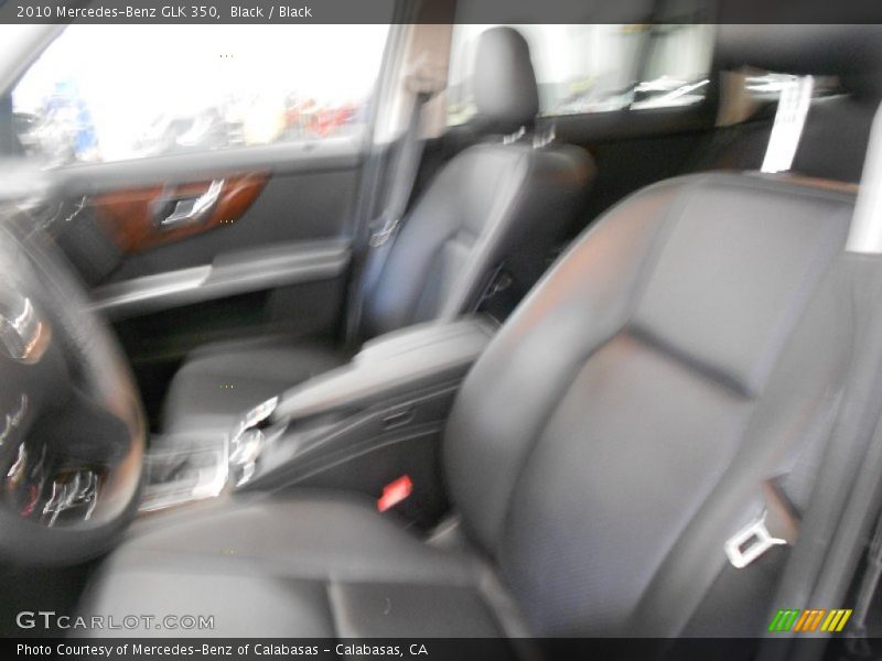 Black / Black 2010 Mercedes-Benz GLK 350