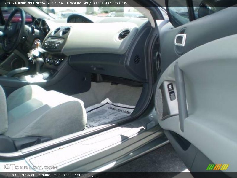 Titanium Gray Pearl / Medium Gray 2006 Mitsubishi Eclipse GS Coupe