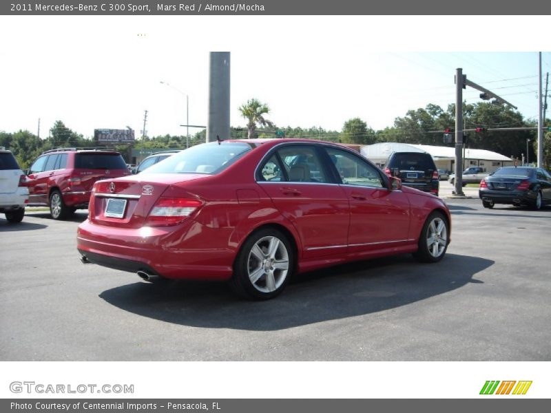 Mars Red / Almond/Mocha 2011 Mercedes-Benz C 300 Sport