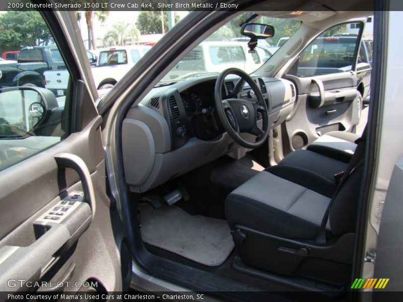 Silver Birch Metallic / Ebony 2009 Chevrolet Silverado 1500 LT Crew Cab 4x4