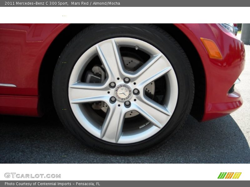 Mars Red / Almond/Mocha 2011 Mercedes-Benz C 300 Sport