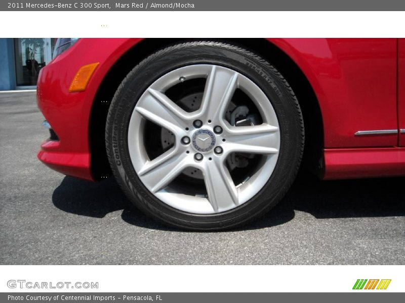 Mars Red / Almond/Mocha 2011 Mercedes-Benz C 300 Sport