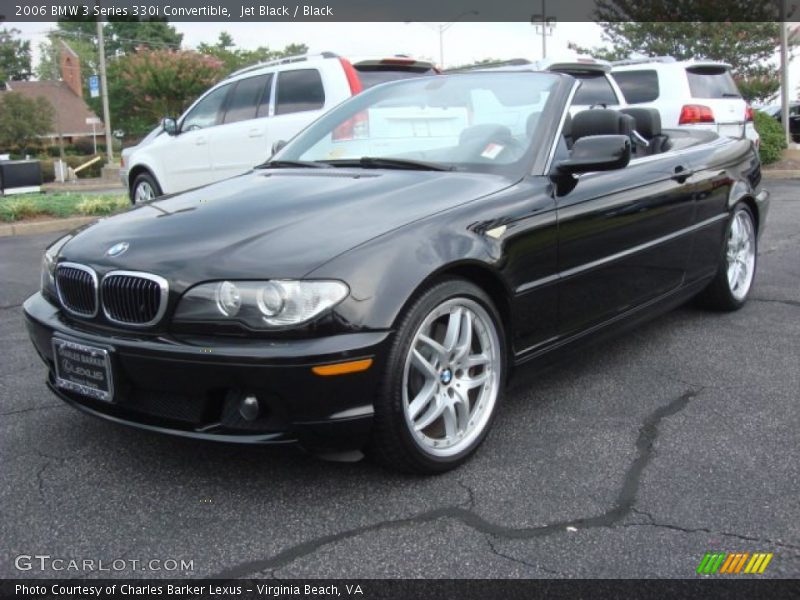 Jet Black / Black 2006 BMW 3 Series 330i Convertible