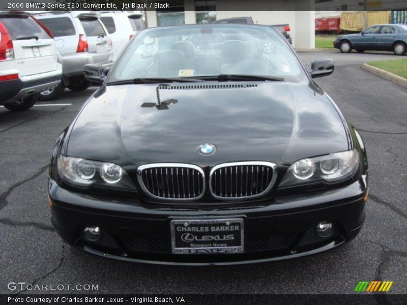 Jet Black / Black 2006 BMW 3 Series 330i Convertible
