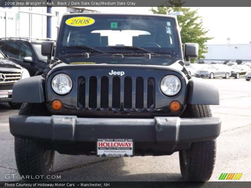 Black / Dark Slate Gray/Medium Slate Gray 2008 Jeep Wrangler X 4x4