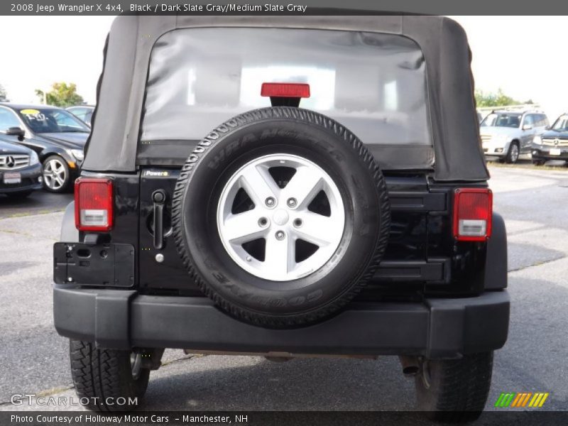 Black / Dark Slate Gray/Medium Slate Gray 2008 Jeep Wrangler X 4x4