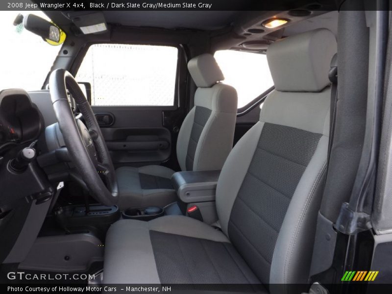 Black / Dark Slate Gray/Medium Slate Gray 2008 Jeep Wrangler X 4x4